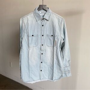 New Man X One Teaspoon Homme Liberty Shirt in Le Surf Sz Small